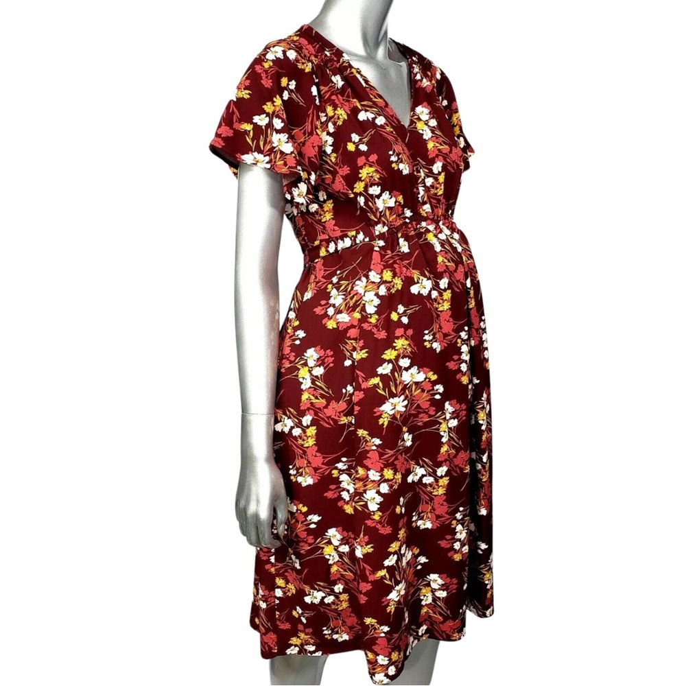Isabel Maternity Floral Spring Summer Dress